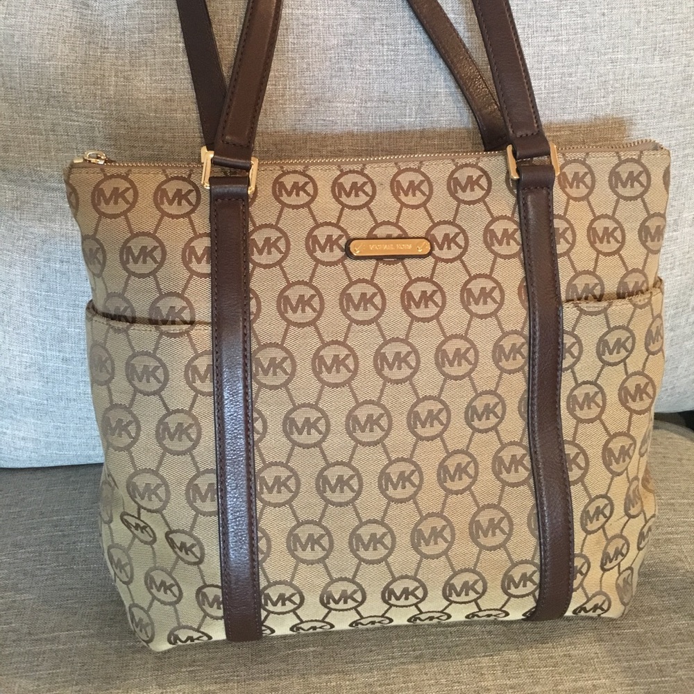 🌺 Michael KORS bag - Brown & tan! 🌼